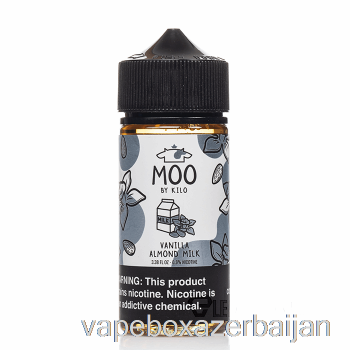 Vape Baku Vanilla Almond Milk - MOO E-Liquids - 100mL 0mg